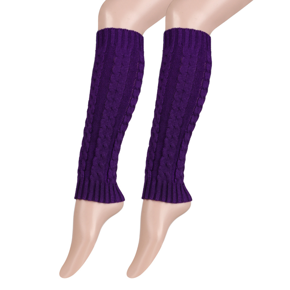 Knit Leg Warmers Warm Boot Socks for Women Cozy Leggings Knee High Thermal Socks